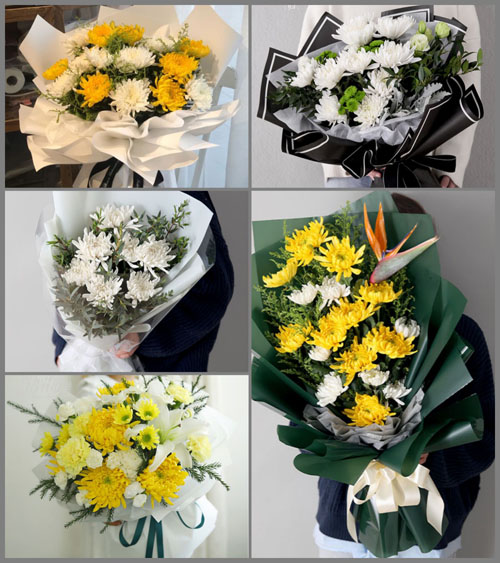 上海浦东新区北蔡镇中界村白事花束代送
